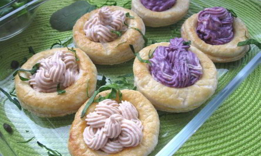 Рецепт тарталетки с рыбным муссом