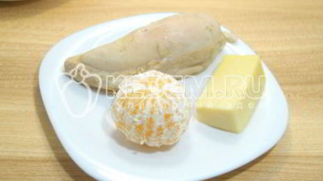 тарталетки с салатом мандариновый рай