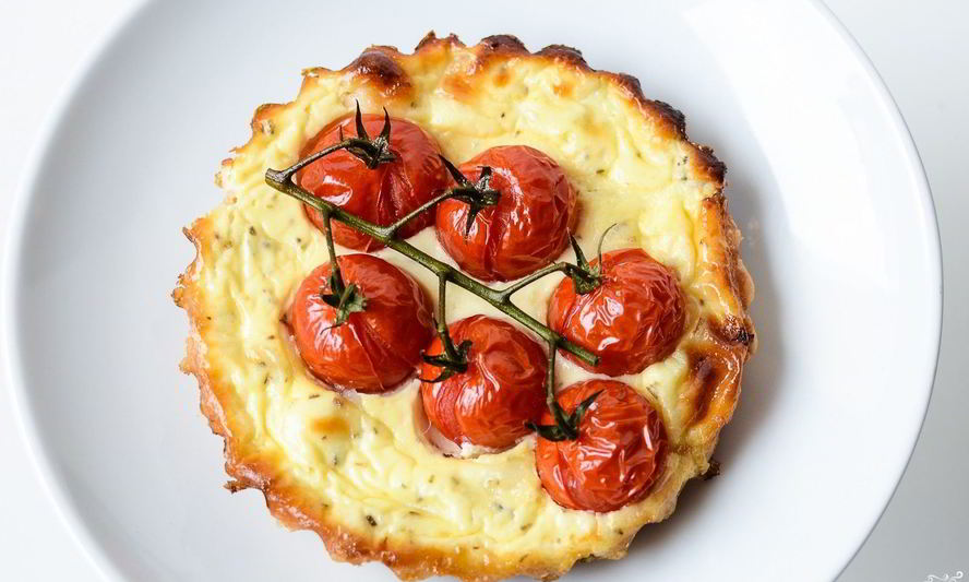 Рецепт тарталетки с сыром и помидорами
