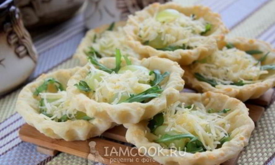 Рецепт тарталетки с сыром