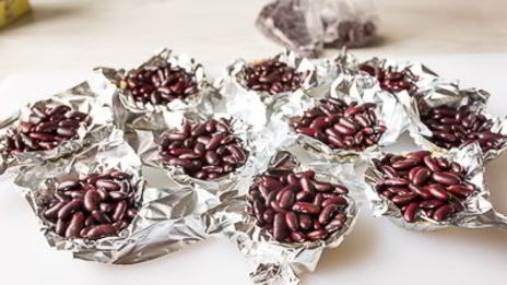 тарталетки с ветчиной и луком