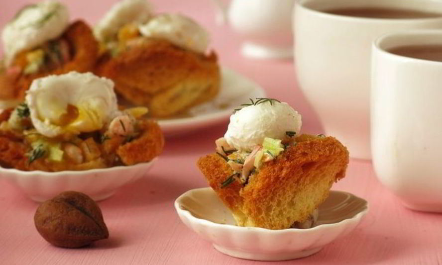 Рецепт тарталетки с яйцом пашот