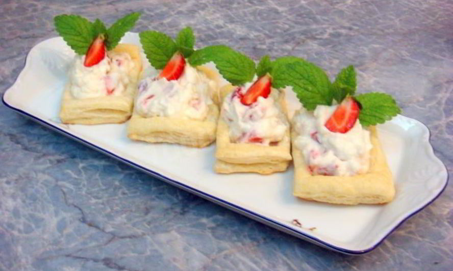 Рецепт тарталетки сладкие со сливочно-фруктовым кремом