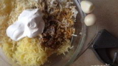 закуска в тарталетках собачки