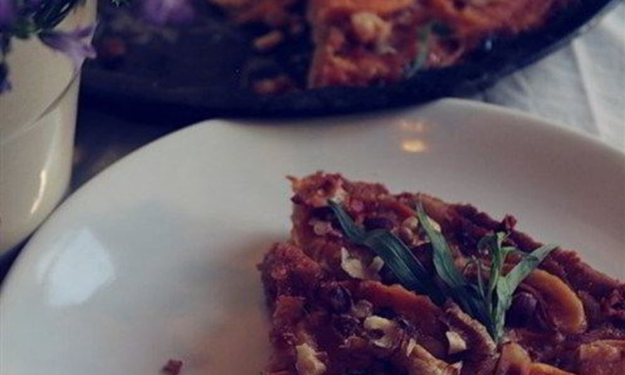 Рецепт абрикосовый тарт с медом и орехами