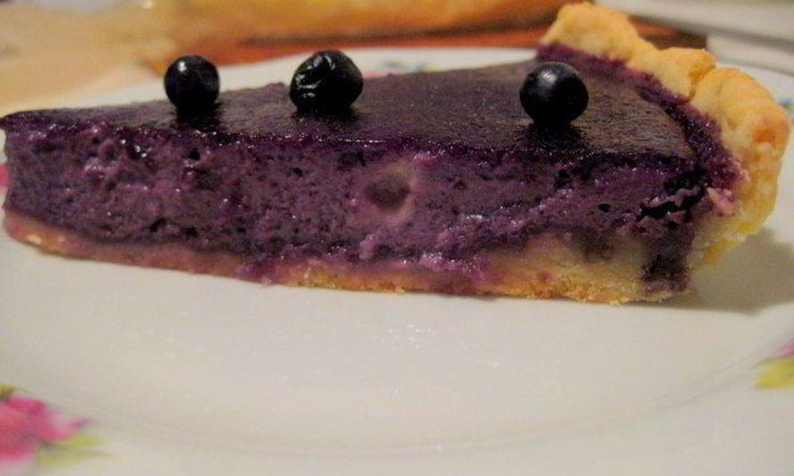 Рецепт черничный тарт