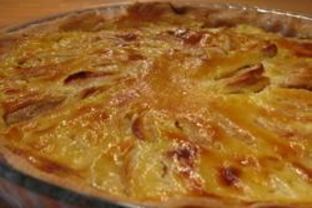 Французский миндально-яблочный тарт