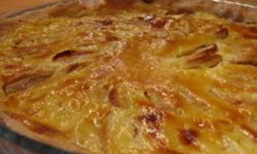 Рецепт французский миндально-яблочный тарт