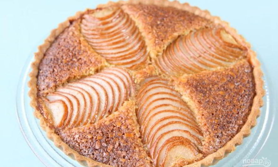 Рецепт грушевый тарт с миндалем