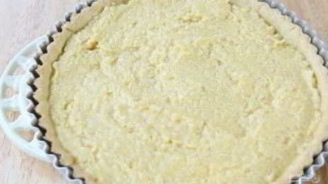 грушевый тарт с миндалем