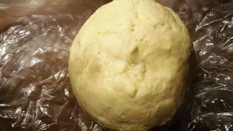 грушевый тарт с мятной заливкой