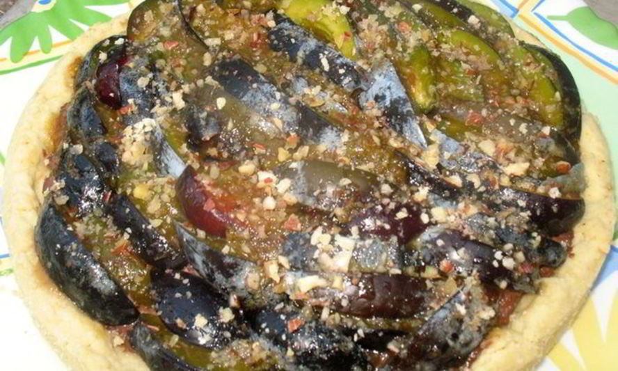 Рецепт изысканный сливовый тарт