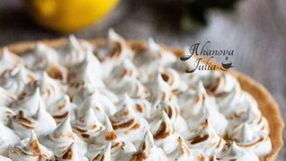 Лимонный тарт с меренгой