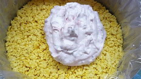 малиново-сметанный тарт