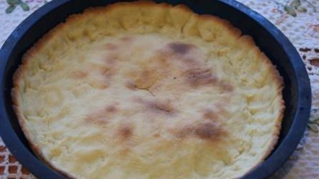 малиновый тарт со сливочной заливкой