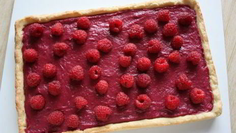 малиновый тарт