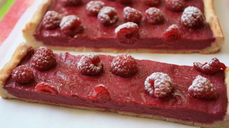 малиновый тарт