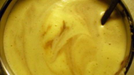 миндальный тарт с брауни