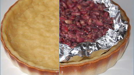 миндальный тарт с карамелизованными нектаринами