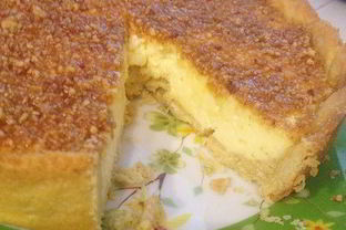 Миндальный тарт с лимонной начинкой