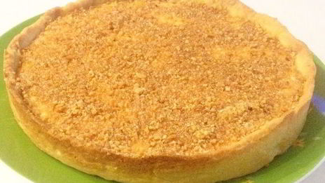 миндальный тарт с лимонной начинкой