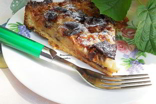 Нежный банановый тарт