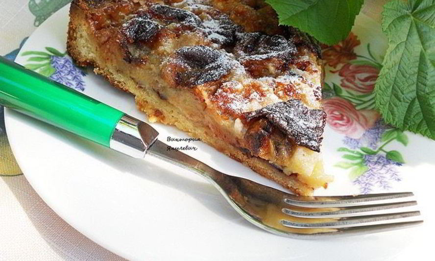 Рецепт нежный банановый тарт