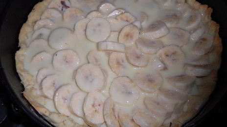 нежный банановый тарт