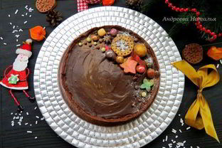 Шоколадно-каштановый тарт
