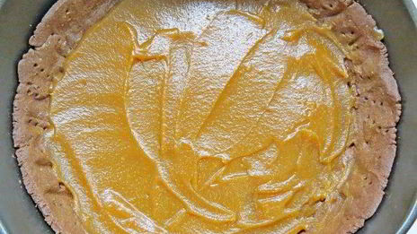 шоколадно-каштановый тарт