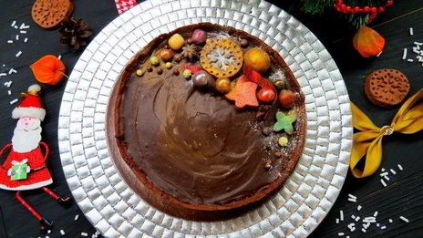 шоколадно-каштановый тарт