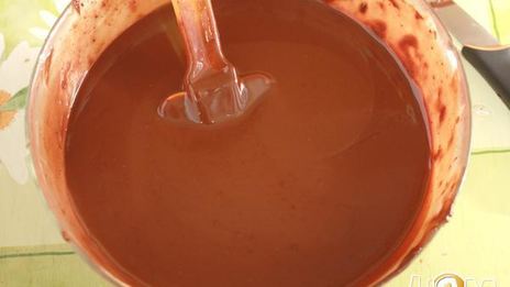 шоколадный тарт с клубникой