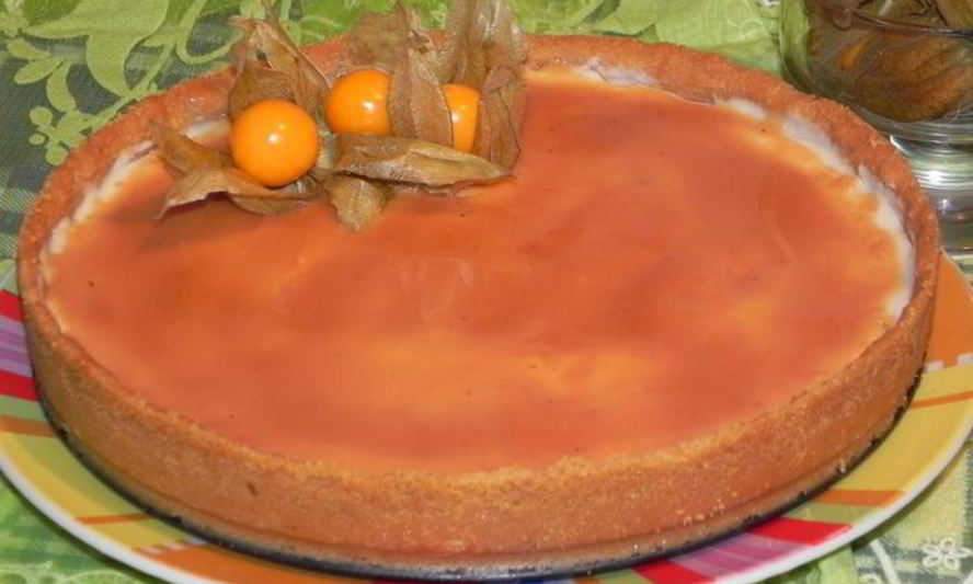 Рецепт снежный тарт с карамельным соусом