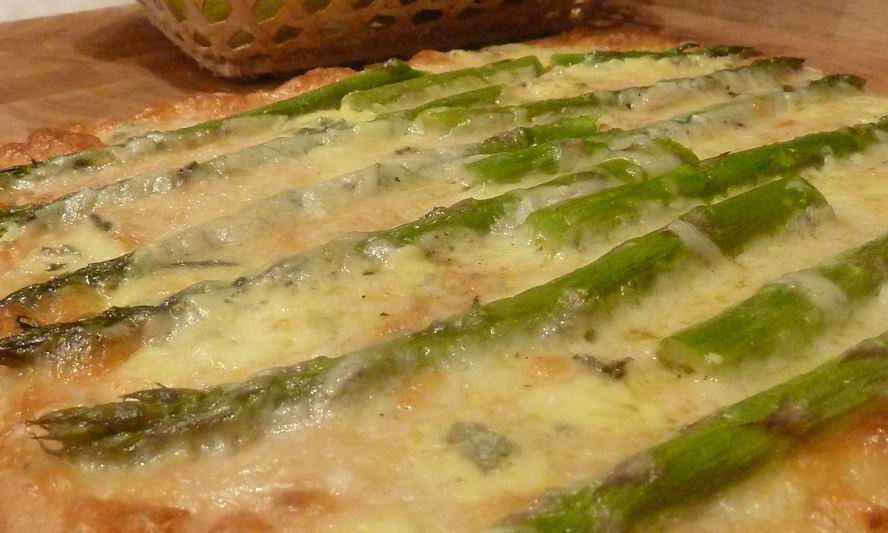 Рецепт тарт из спаржи