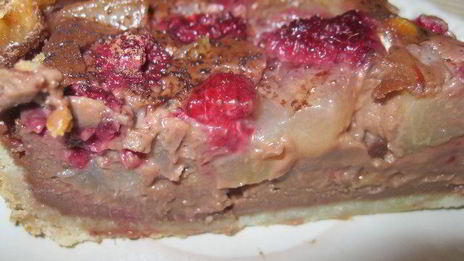 тарт малиново-грушевый перезвон