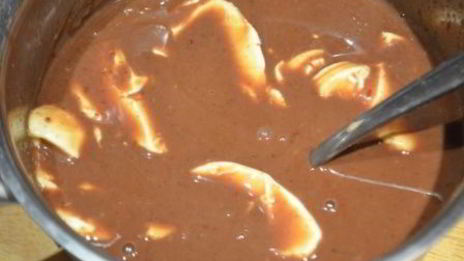 тарт с черносливом и нежнейшим шоколадным ганашем