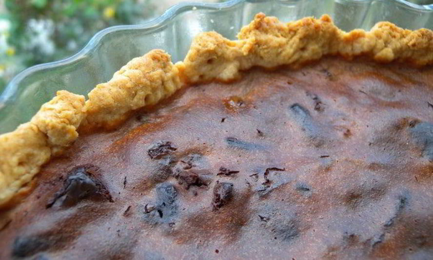 Рецепт тарт с дынной пастилой и шоколадом