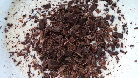 тарт с дынной пастилой и шоколадом