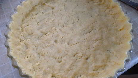 тарт с дынной пастилой и шоколадом