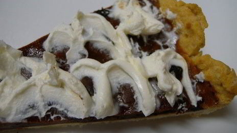 тарт с дынной пастилой и шоколадом