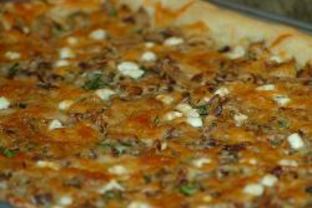 Тарт с грибами и козьим сыром