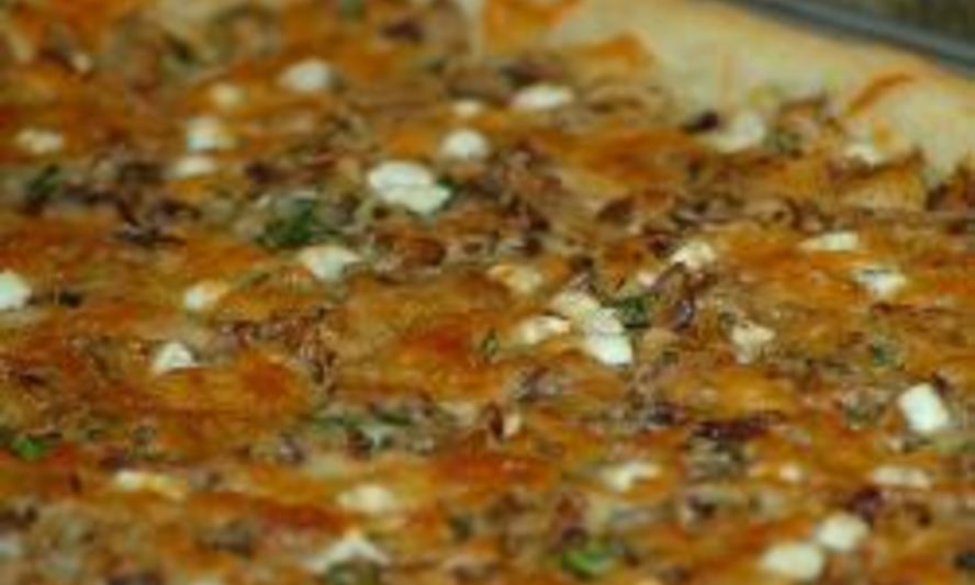 Рецепт тарт с грибами и козьим сыром
