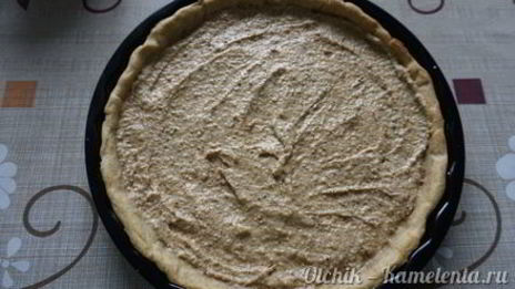 тарт с грушами и миндалем