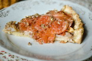 Тарт с грушей и грейпфрутом