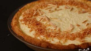 Тарт с кокосовым кремом