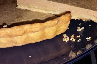 Тарт с куриной печенью