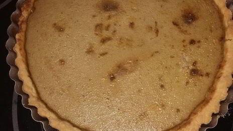 тарт с куриной печенью