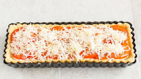 тарт с помидорами и сыром