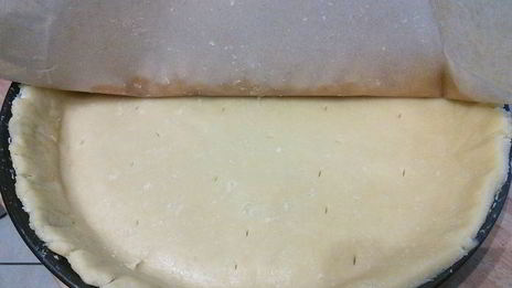 тарт с ревенем и сливочным кремом