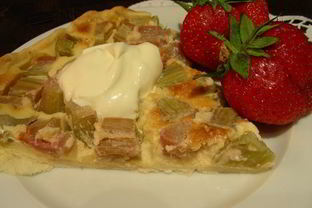 Тарт с ревенем